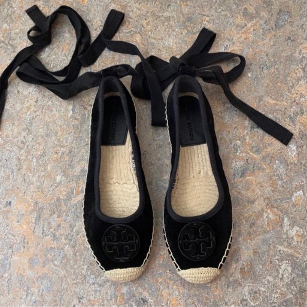 Tory burch lace up espadrilles 7.5